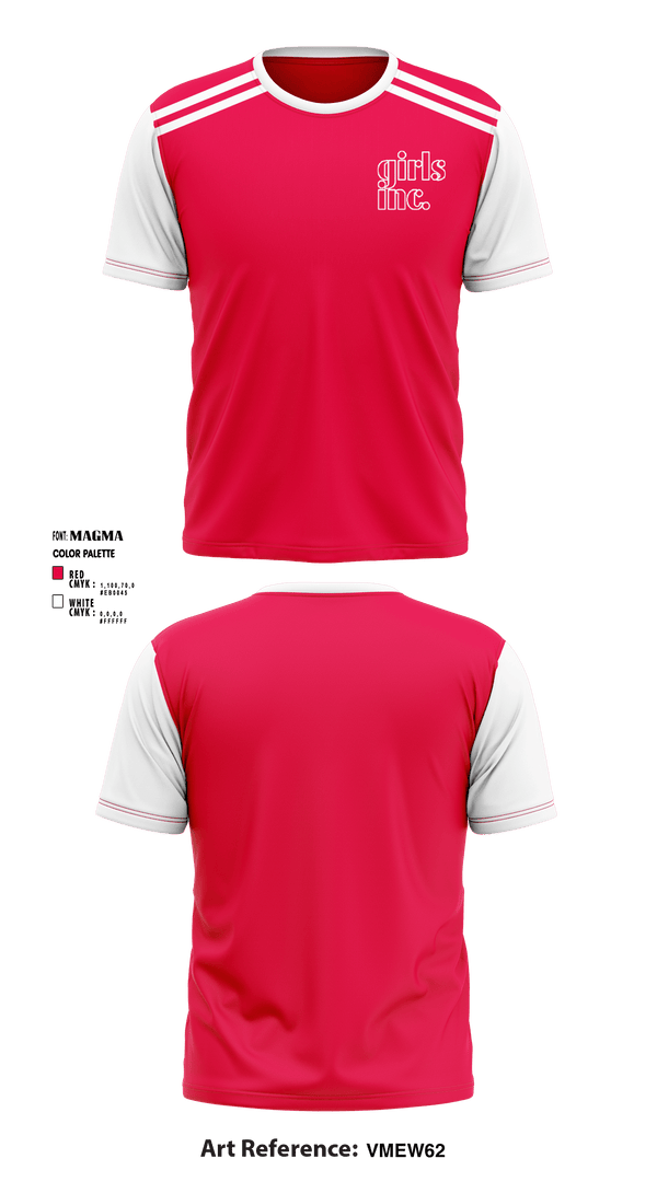 Short Sleeve Performance Shirt, Girls Inc. Camp, Spirit Store, Teamtime, Team time, sublimation, custom sports apparel, team uniforms, spirit wear, spiritwear, sports uniforms, custom shirts, team store, custom team store, fundraiser sports, apparel fundraiser