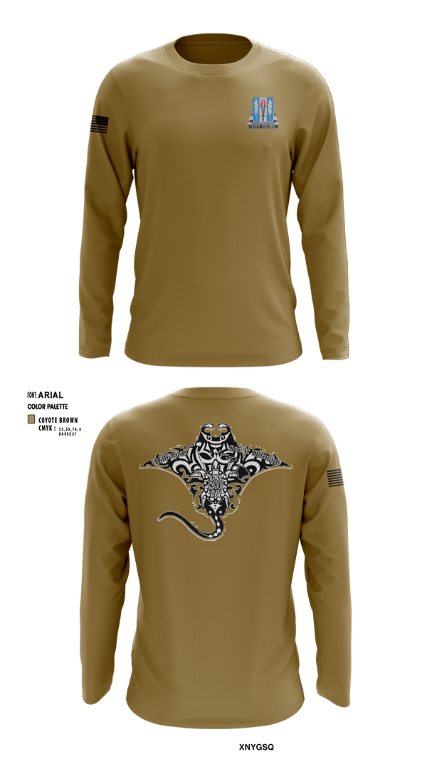 Long Sleeve Performance Shirt, Full FoarceHHD, 205th MI BN, Spirit Store, Teamtime, Team time, sublimation, custom sports apparel, team uniforms, spirit wear, spiritwear, sports uniforms, custom shirts, team store, custom team store, fundraiser sports, apparel fundraiser