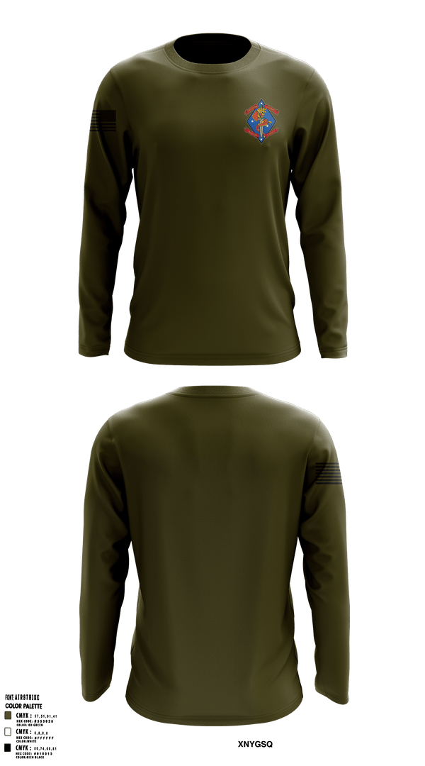 Long Sleeve Performance Shirt, , Marines, Teamtime, Team time, sublimation, custom sports apparel, team uniforms, spirit wear, spiritwear, sports uniforms, custom shirts, team store, custom team store, fundraiser sports, apparel fundraiser