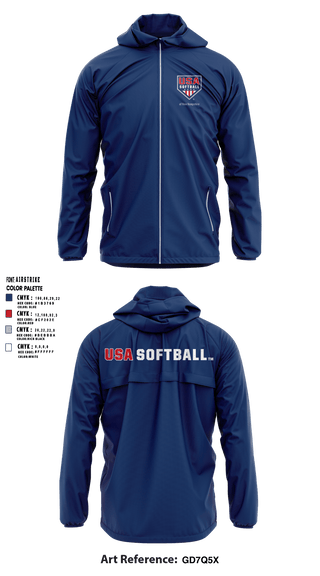 Windbreaker, USA Softball of NH, Softball, Teamtime, Team time, sublimation, custom sports apparel, team uniforms, spirit wear, spiritwear, sports uniforms, custom shirts, team store, custom team store, fundraiser sports, apparel fundraiser