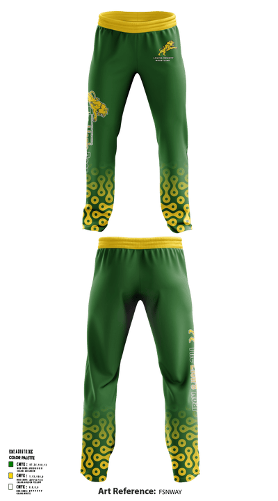 Louisa County High School Wrestling 22462068 Sweatpants - 29