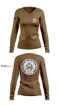 Stafford County Fire Marshal's Office 91983739 Women's Long Sleeve V-neck Shirt - 2