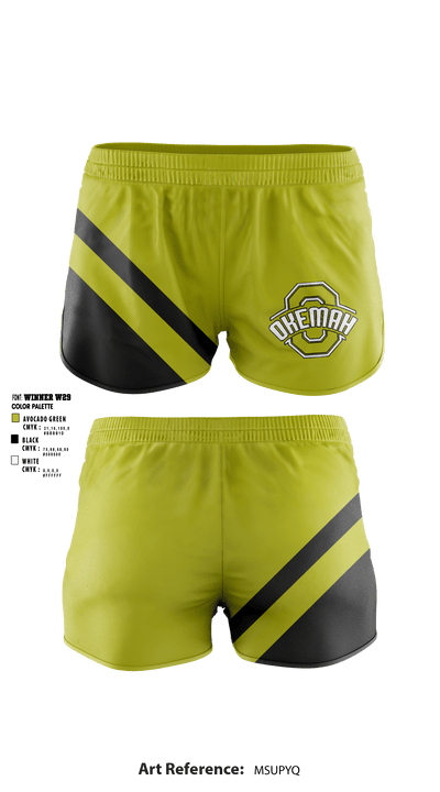 Okemah High School 78633326 Women's Shorts - 1