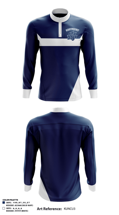 Marymount School 5504461 Quarter Zip Jacket - 1