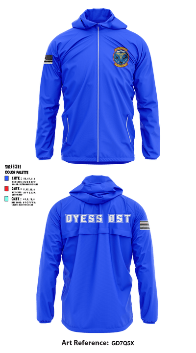 Dyess AFB Operational Support Team 10526750 Windbreaker - 3