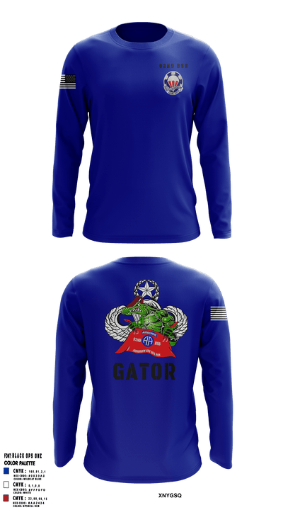 82nd BSB 82nd ABN DIV 96465842 Long Sleeve Performance Shirt - 4