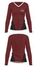 Brookland-Cayce High School Basketball 29808209 Women's Long Sleeve V-neck Shirt - 25