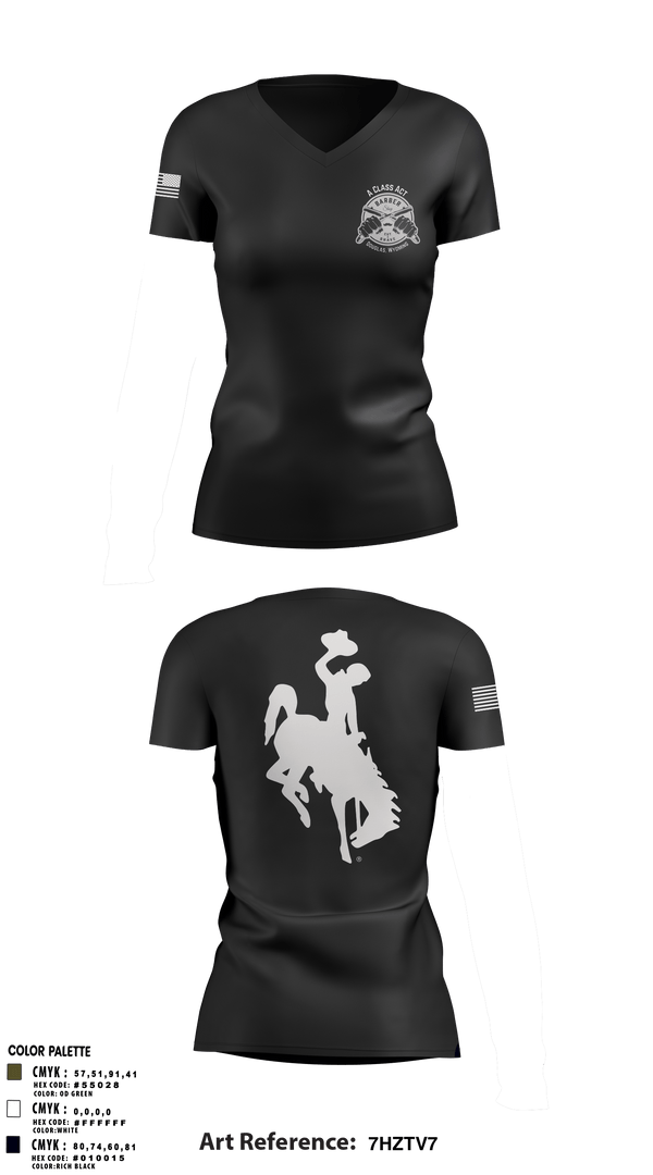 Women's Short Sleeve Vneck Shirt, A class act barbershop, , Teamtime, Team time, sublimation, custom sports apparel, team uniforms, spirit wear, spiritwear, sports uniforms, custom shirts, team store, custom team store, fundraiser sports, apparel fundraiser