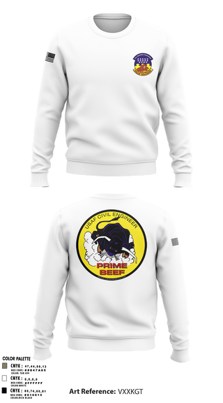 Crew Neck Sweatshirt, 366 TRS, Air Force, Teamtime, Team time, sublimation, custom sports apparel, team uniforms, spirit wear, spiritwear, sports uniforms, custom shirts, team store, custom team store, fundraiser sports, apparel fundraiser