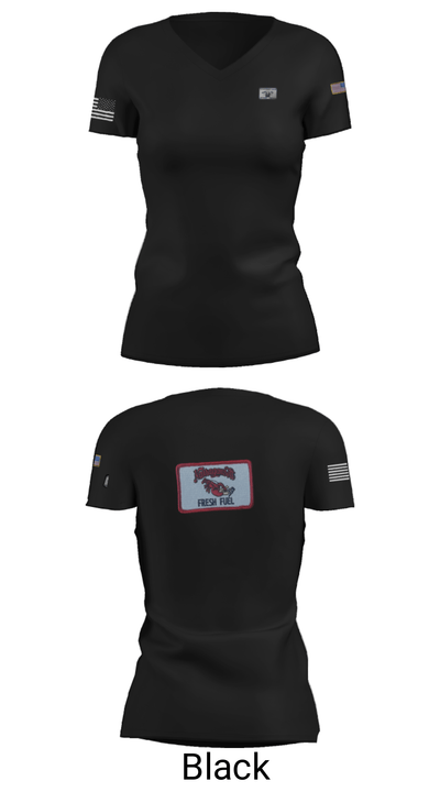 Echo pol 1/126 avn 6177830 Women's Short Sleeve V-neck Shirt - 21