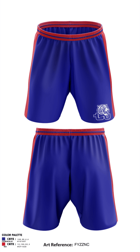 Athletic Shorts With Pockets, Tennessee State University Cheer, Cheer, Teamtime, Team time, sublimation, custom sports apparel, team uniforms, spirit wear, spiritwear, sports uniforms, custom shirts, team store, custom team store, fundraiser sports, apparel fundraiser
