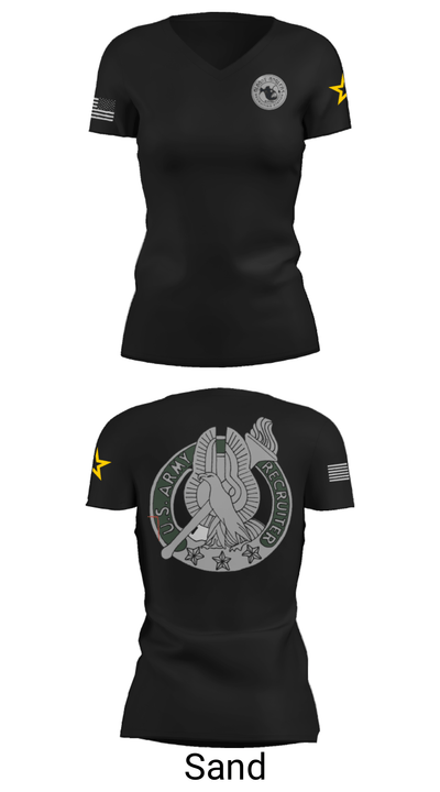 Albany Anglers Recruiting Station 30426253 Women's Short Sleeve V-neck Shirt - 24