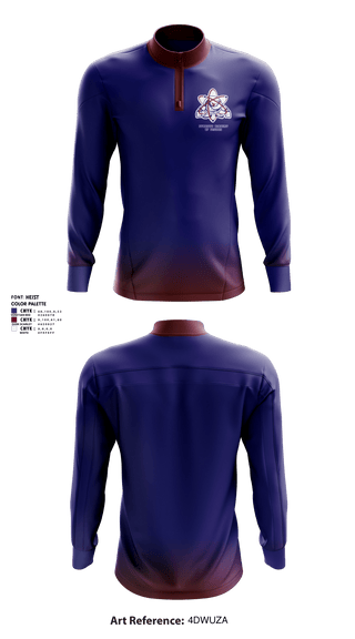 Quarter Zip Jacket, Syracuse academy of science, Men's Basketball, Teamtime, Team time, sublimation, custom sports apparel, team uniforms, spirit wear, spiritwear, sports uniforms, custom shirts, team store, custom team store, fundraiser sports, apparel fundraiser