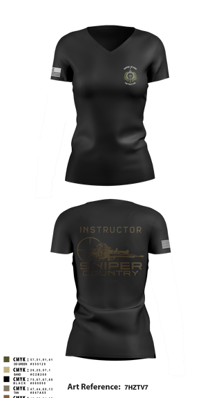Women's Short Sleeve Vneck Shirt, Sniper, Police, Teamtime, Team time, sublimation, custom sports apparel, team uniforms, spirit wear, spiritwear, sports uniforms, custom shirts, team store, custom team store, fundraiser sports, apparel fundraiser