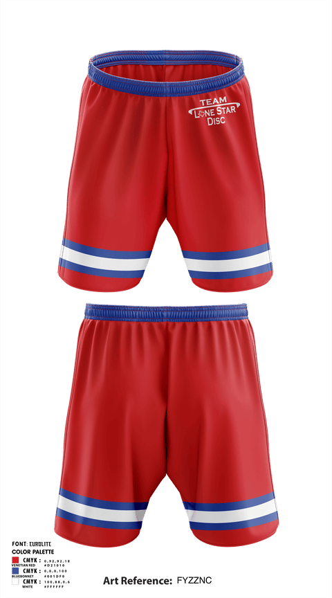 Athletic Shorts With Pockets, Lone Star Disc, Golf, Teamtime, Team time, sublimation, custom sports apparel, team uniforms, spirit wear, spiritwear, sports uniforms, custom shirts, team store, custom team store, fundraiser sports, apparel fundraiser