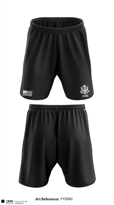 2500 TLD Athletic Shorts With Pockets - 1