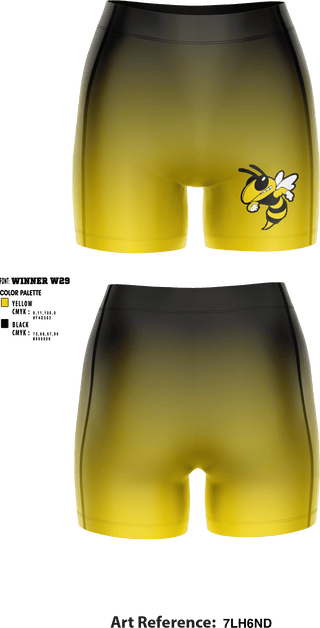 Women's Compression Shorts, Chaloner Middle School Volleyball, Women's Volleyball, Teamtime, Team time, sublimation, custom sports apparel, team uniforms, spirit wear, spiritwear, sports uniforms, custom shirts, team store, custom team store, fundraiser sports, apparel fundraiser