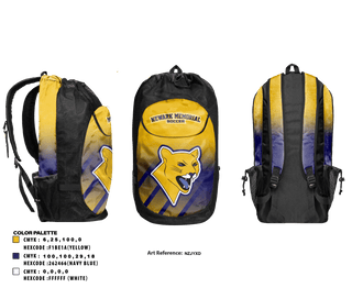 Gear Bag, Newark Memorial High School Soccer, Men's Soccer, Teamtime, Team time, sublimation, custom sports apparel, team uniforms, spirit wear, spiritwear, sports uniforms, custom shirts, team store, custom team store, fundraiser sports, apparel fundraiser
