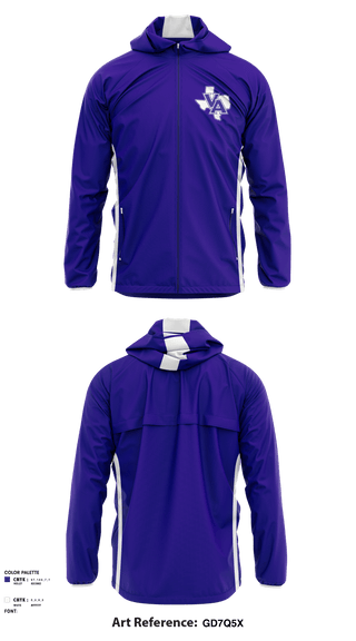 Windbreaker, VASA Panther Football, Football, Teamtime, Team time, sublimation, custom sports apparel, team uniforms, spirit wear, spiritwear, sports uniforms, custom shirts, team store, custom team store, fundraiser sports, apparel fundraiser