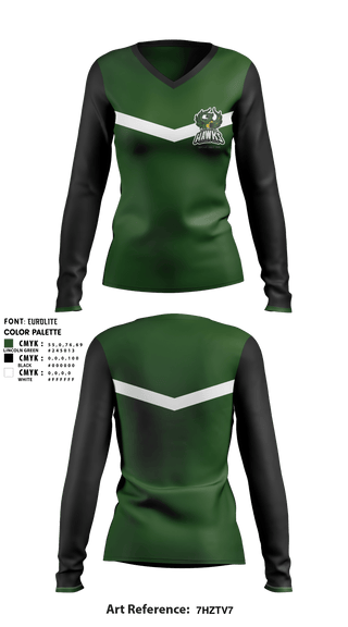Women's Long Sleeve Vneck Shirt, Cape May County Technical High School Cheer, Cheer, Teamtime, Team time, sublimation, custom sports apparel, team uniforms, spirit wear, spiritwear, sports uniforms, custom shirts, team store, custom team store, fundraiser sports, apparel fundraiser