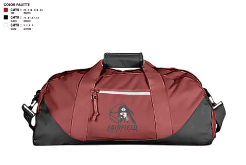 Duffle Bag, Fairfield Township Youth Basketball League, Men's Basketball, Teamtime, Team time, sublimation, custom sports apparel, team uniforms, spirit wear, spiritwear, sports uniforms, custom shirts, team store, custom team store, fundraiser sports, apparel fundraiser