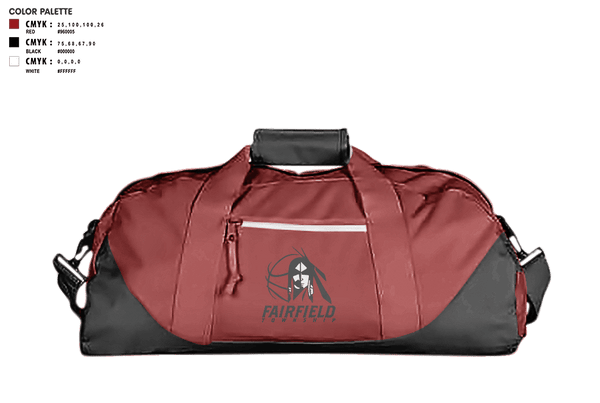 Duffle Bag, Fairfield Township Youth Basketball League, Men's Basketball, Teamtime, Team time, sublimation, custom sports apparel, team uniforms, spirit wear, spiritwear, sports uniforms, custom shirts, team store, custom team store, fundraiser sports, apparel fundraiser