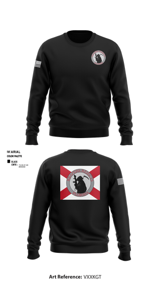 Crew Neck Sweatshirt, Reapers Rejects, , Teamtime, Team time, sublimation, custom sports apparel, team uniforms, spirit wear, spiritwear, sports uniforms, custom shirts, team store, custom team store, fundraiser sports, apparel fundraiser