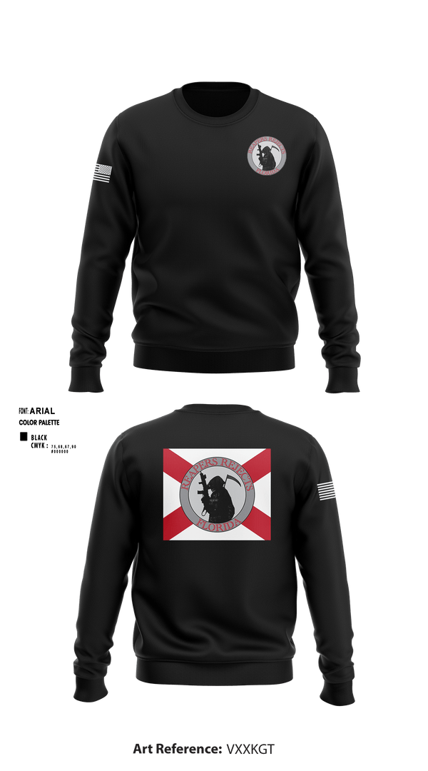Crew Neck Sweatshirt, Reapers Rejects, , Teamtime, Team time, sublimation, custom sports apparel, team uniforms, spirit wear, spiritwear, sports uniforms, custom shirts, team store, custom team store, fundraiser sports, apparel fundraiser