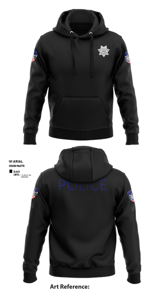 Hoodie, Willits Little Lake JRTF, Police, Teamtime, Team time, sublimation, custom sports apparel, team uniforms, spirit wear, spiritwear, sports uniforms, custom shirts, team store, custom team store, fundraiser sports, apparel fundraiser