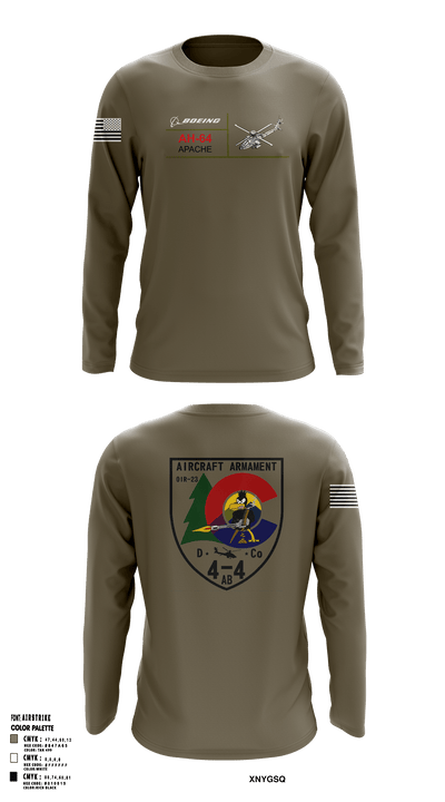 4-4 ARMT 94073583 Long Sleeve Performance Shirt - 50
