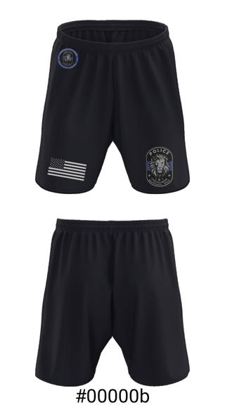 Athletic Shorts With Pockets, , Police, Teamtime, Team time, sublimation, custom sports apparel, team uniforms, spirit wear, spiritwear, sports uniforms, custom shirts, team store, custom team store, fundraiser sports, apparel fundraiser