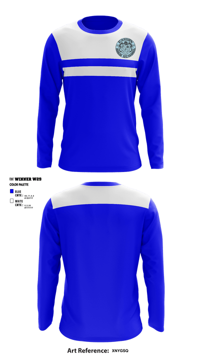 Carson High School Cheer 16487380 Long Sleeve Performance Shirt - 1