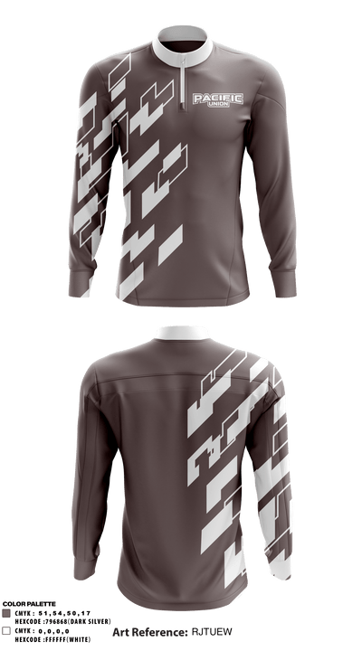 Pacific Union Elementary School 14992964 Quarter Zip Jacket - 1