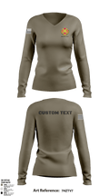 USAG Fort Sill 33635328 Women's Long Sleeve V-neck Shirt - 52