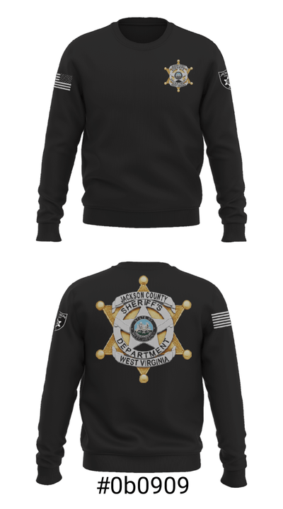 Jackson County Sheriff's Department Criminal Investigations 68509731 Crew Neck Sweatshirt - 7