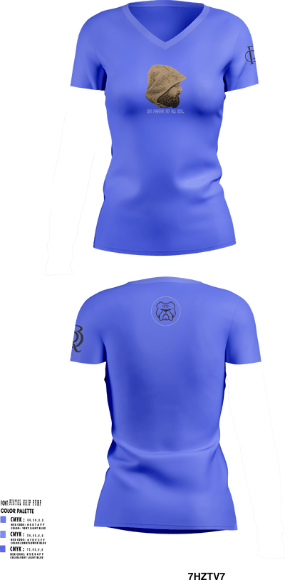 RB FOODS OF GA , INC 61854668 Women's Short Sleeve V-neck Shirt - 2