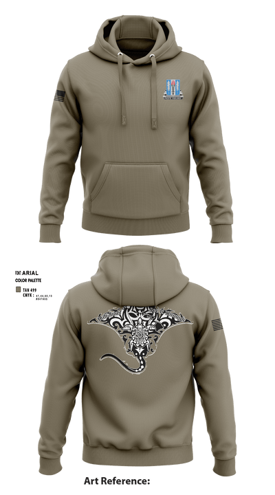 HHD, 205th MI BN 75784858 Hoodie - 5