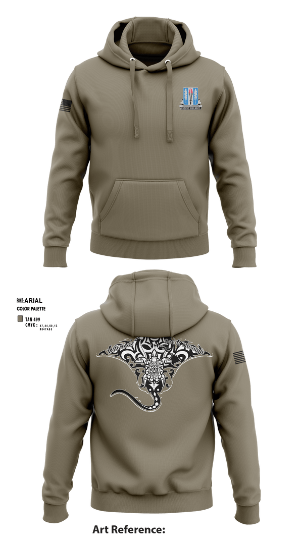 Hoodie, Full FoarceHHD, 205th MI BN, Spirit Store, Teamtime, Team time, sublimation, custom sports apparel, team uniforms, spirit wear, spiritwear, sports uniforms, custom shirts, team store, custom team store, fundraiser sports, apparel fundraiser