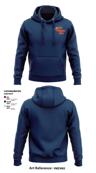 Hoodie, Copperas Chiefs, Football, Teamtime, Team time, sublimation, custom sports apparel, team uniforms, spirit wear, spiritwear, sports uniforms, custom shirts, team store, custom team store, fundraiser sports, apparel fundraiser