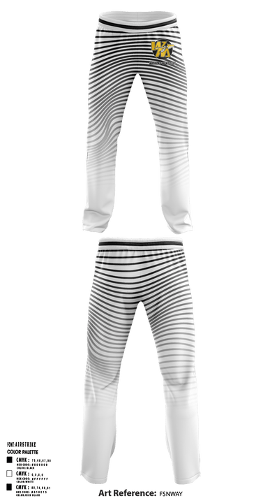Watkins Memorial High School Golf 65050201 Sweatpants - 1
