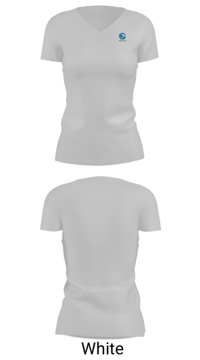 Kenston Middle School 10997372 Women's Short Sleeve V-neck Shirt - 20