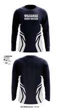 Waianae High School Soccer 19913139 Long Sleeve Performance Shirt - 1