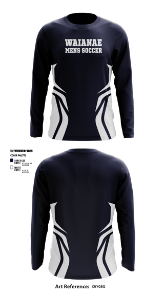 Long Sleeve Performance Shirt, Waianae High School Soccer, Men's Soccer, Teamtime, Team time, sublimation, custom sports apparel, team uniforms, spirit wear, spiritwear, sports uniforms, custom shirts, team store, custom team store, fundraiser sports, apparel fundraiser