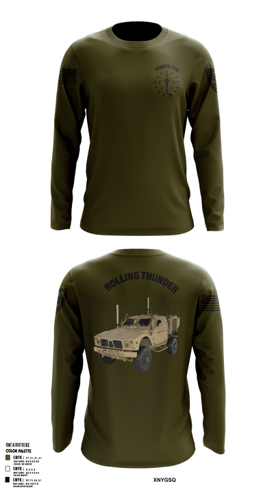 1438th CTC 23042169 Long Sleeve Shooting Shirt - 2