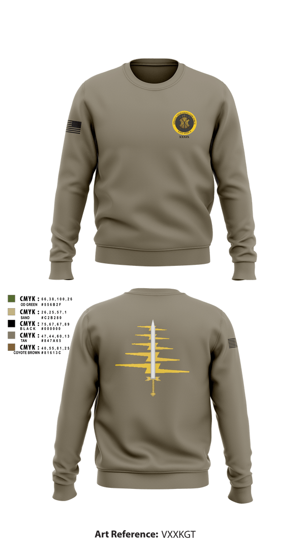 Crew Neck Sweatshirt, , Army, Teamtime, Team time, sublimation, custom sports apparel, team uniforms, spirit wear, spiritwear, sports uniforms, custom shirts, team store, custom team store, fundraiser sports, apparel fundraiser