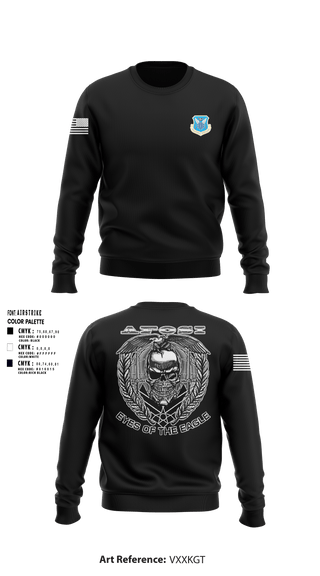 Crew Neck Sweatshirt, DET 201 OSI, Air Force, Teamtime, Team time, sublimation, custom sports apparel, team uniforms, spirit wear, spiritwear, sports uniforms, custom shirts, team store, custom team store, fundraiser sports, apparel fundraiser