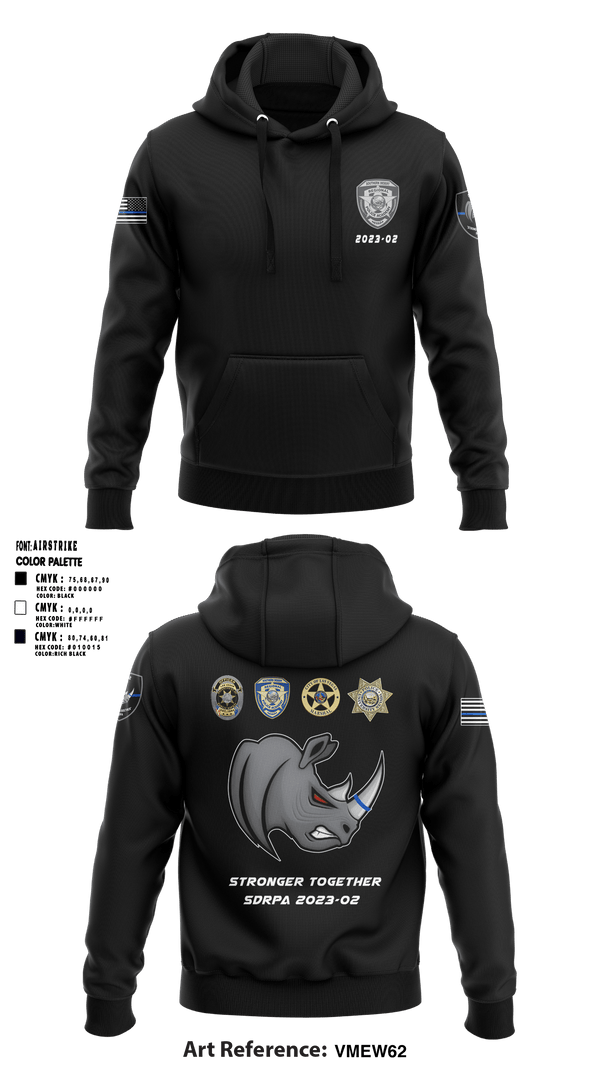 Hoodie, SDRPA, Police, Teamtime, Team time, sublimation, custom sports apparel, team uniforms, spirit wear, spiritwear, sports uniforms, custom shirts, team store, custom team store, fundraiser sports, apparel fundraiser