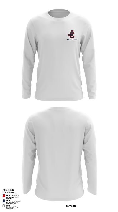 Jefferson County High School Wrestling 39623353 Long Sleeve Performance Shirt - 28