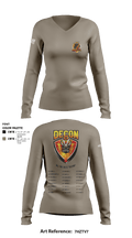 272 Chemical Decon 1 62690380 Women's Long Sleeve V-neck Shirt - 9