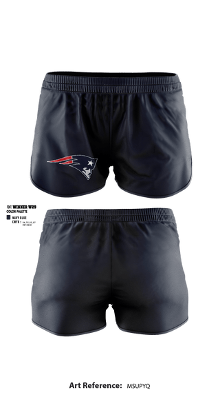 Women's Shorts, Parkway South High School, Spirit Store, Teamtime, Team time, sublimation, custom sports apparel, team uniforms, spirit wear, spiritwear, sports uniforms, custom shirts, team store, custom team store, fundraiser sports, apparel fundraiser